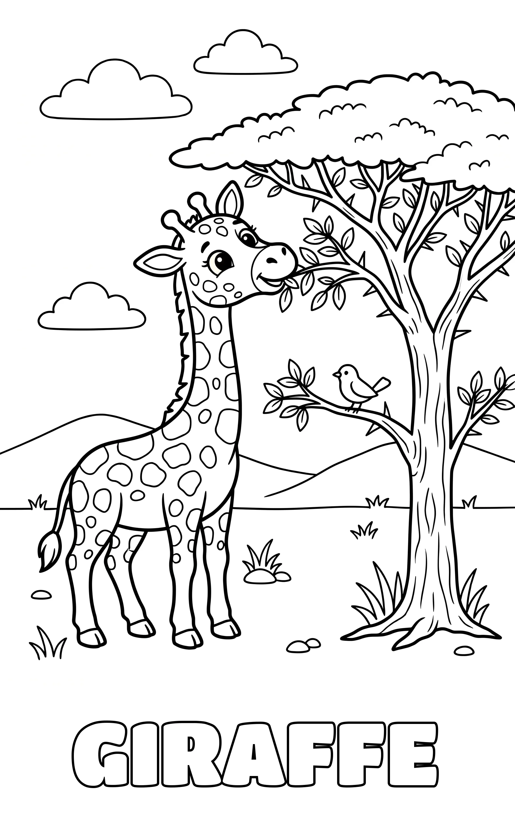 animal coloring page to print