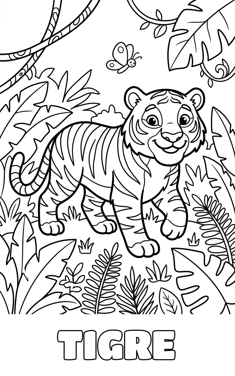 dibujo de animales para colorear