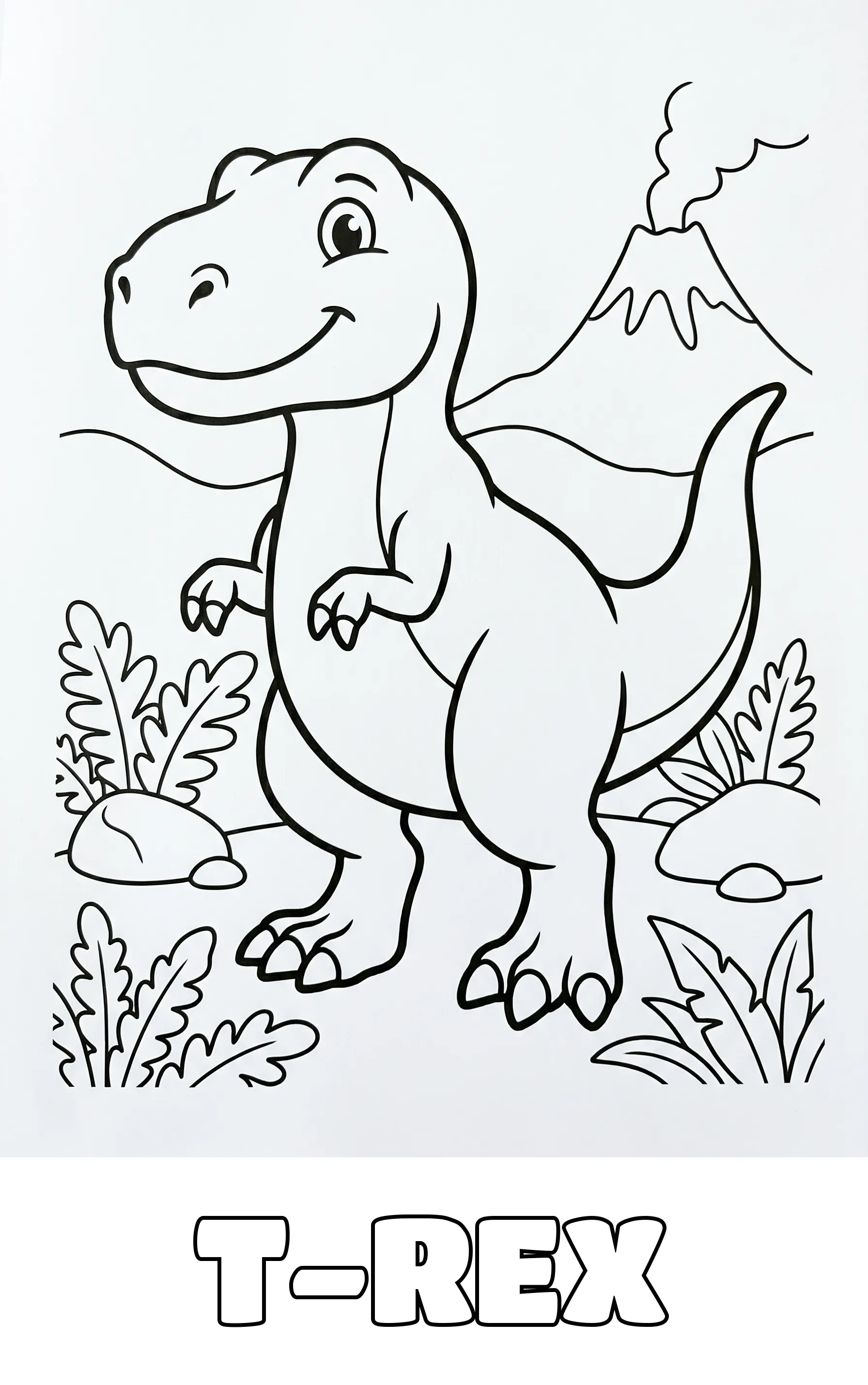 dinosaur coloring page