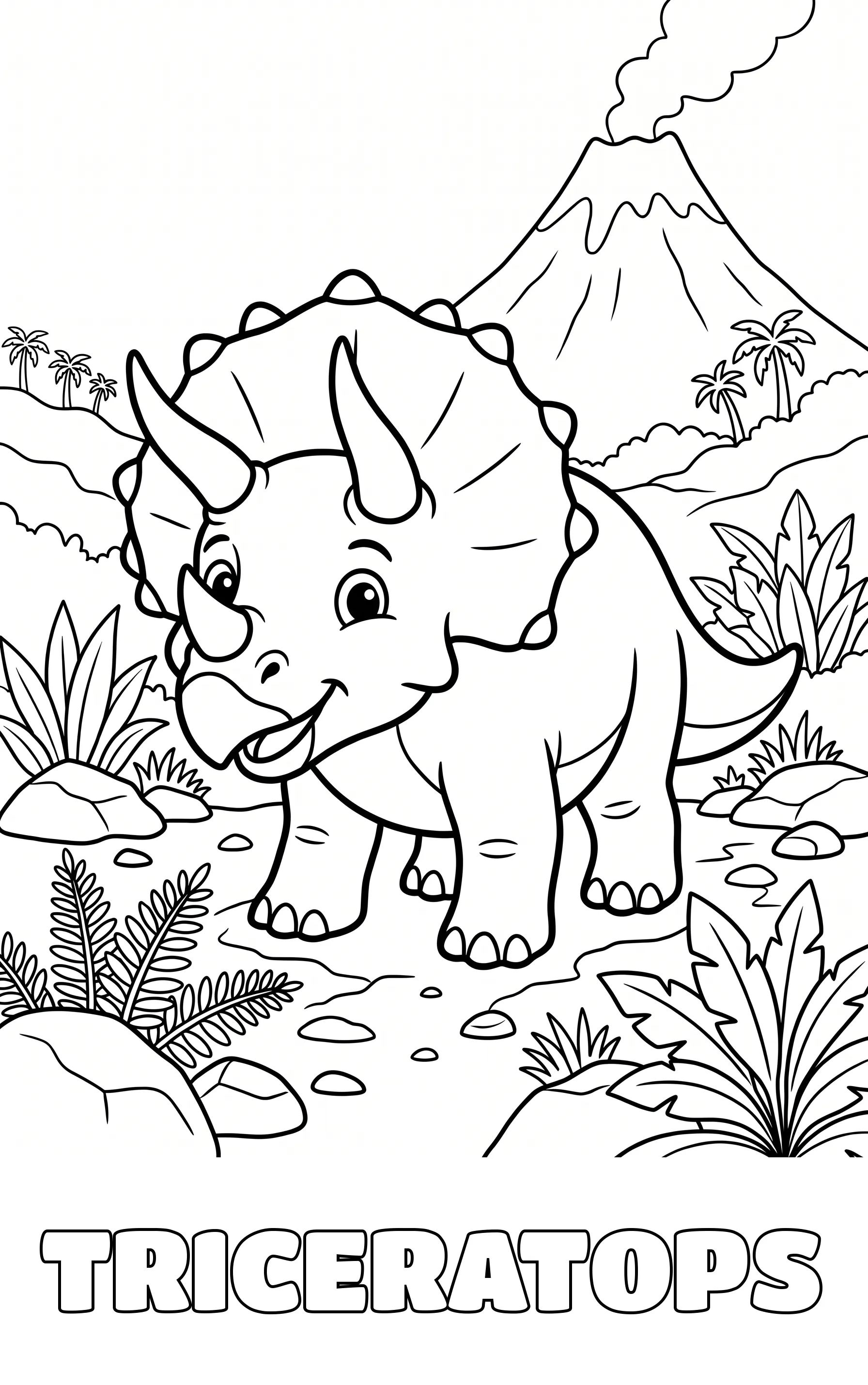 dinosaur coloring page to print
