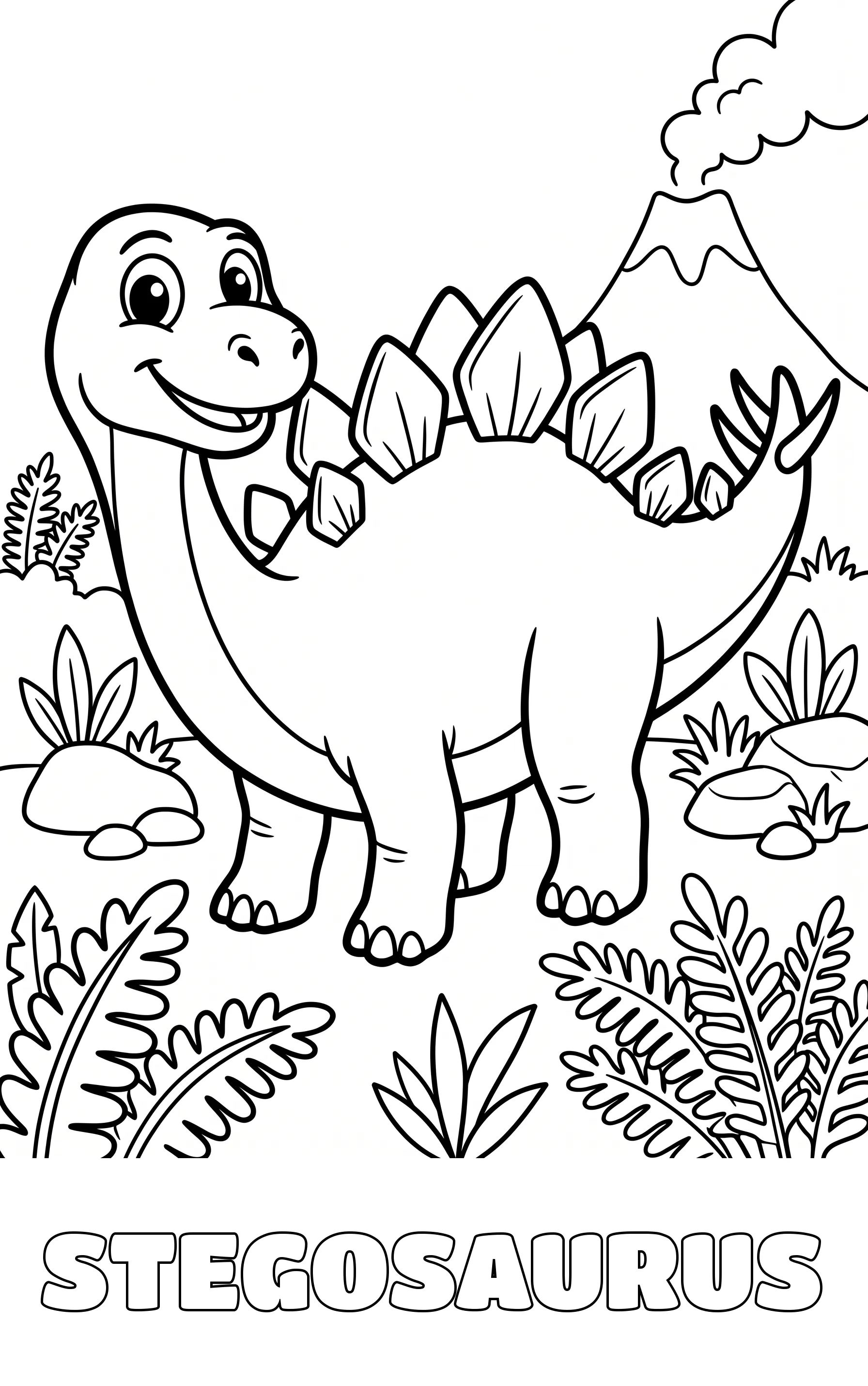dinosaur coloring page to print