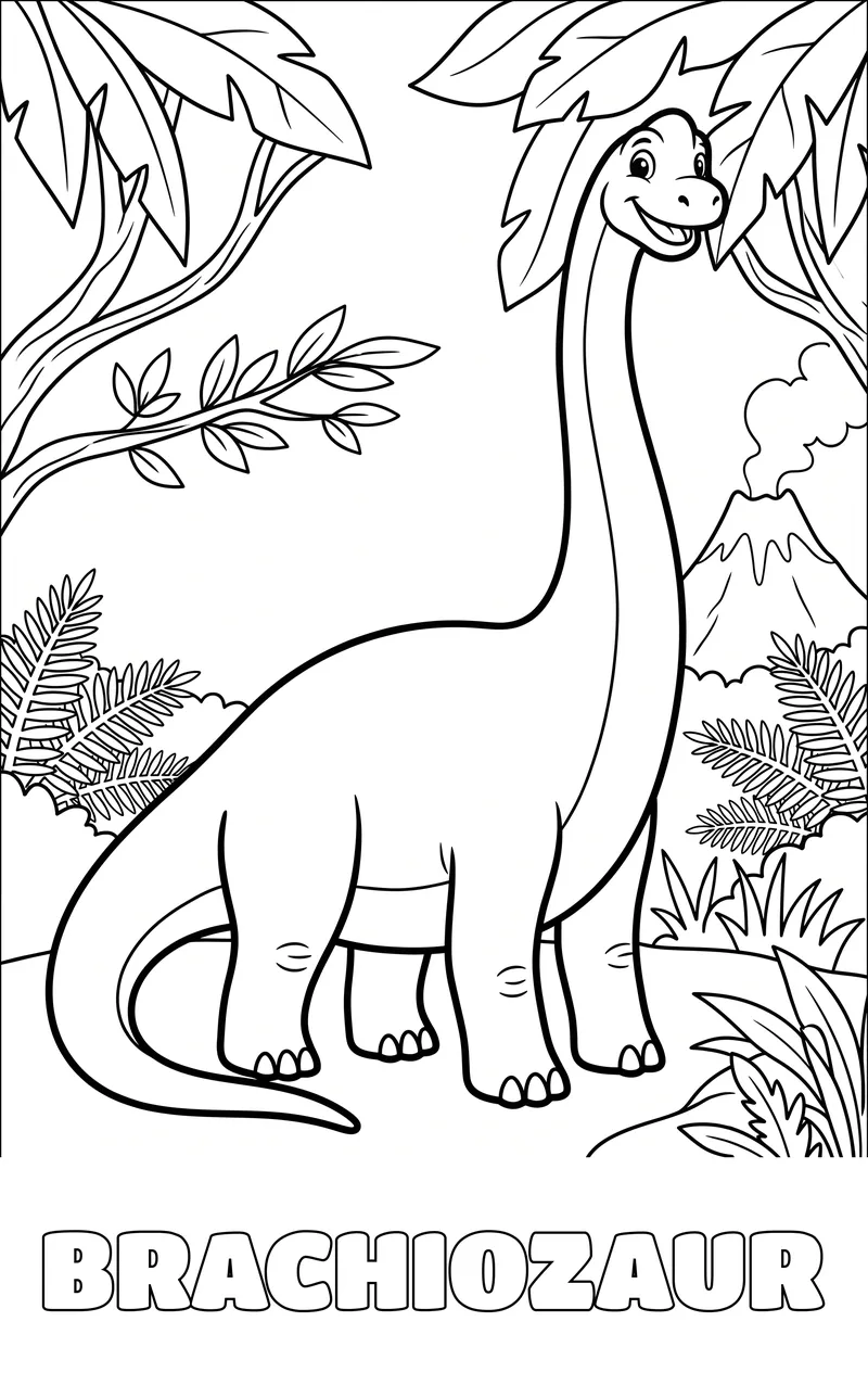 kolorowanka dinozaury do druku