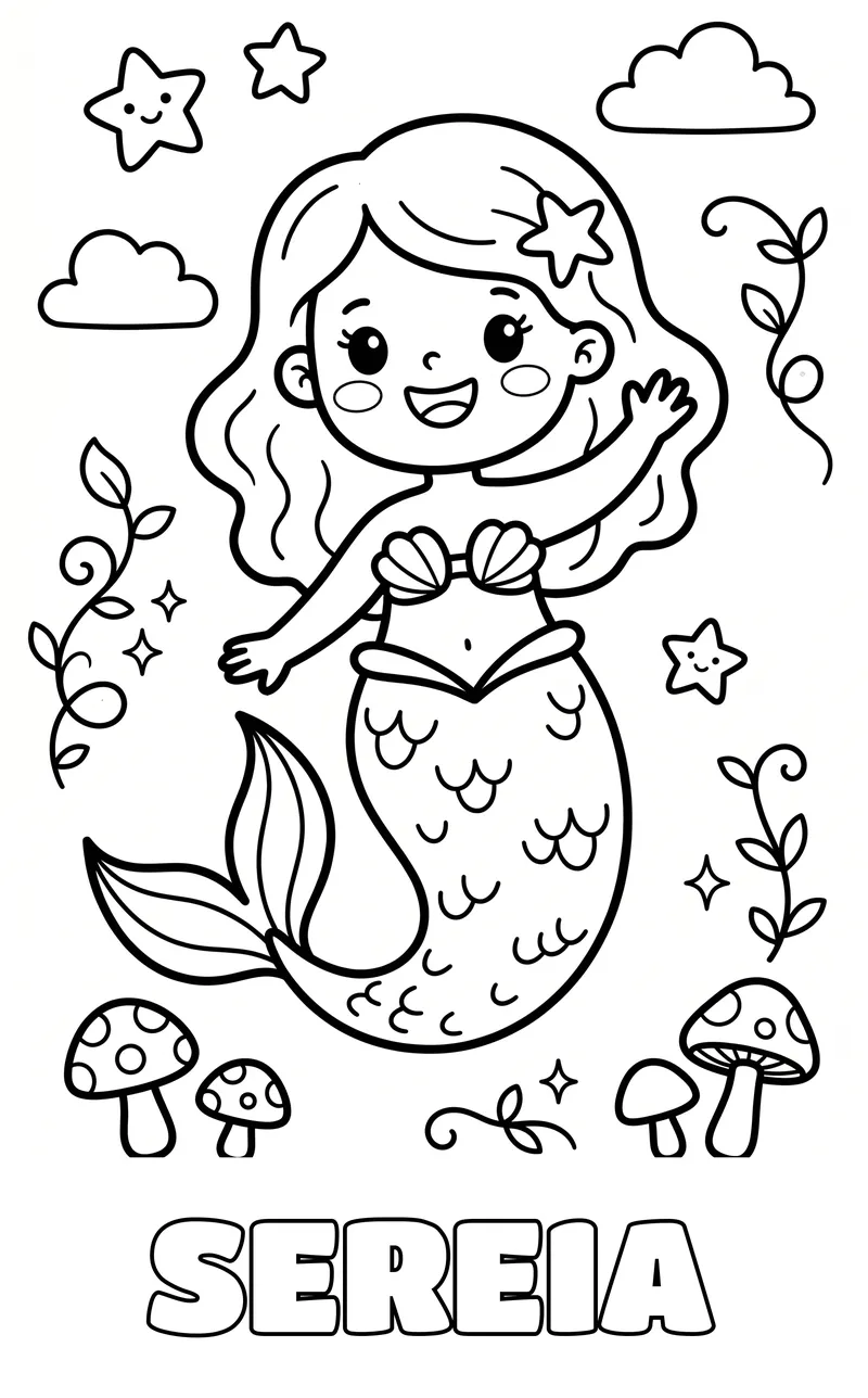 desenho de unicórnio para colorir