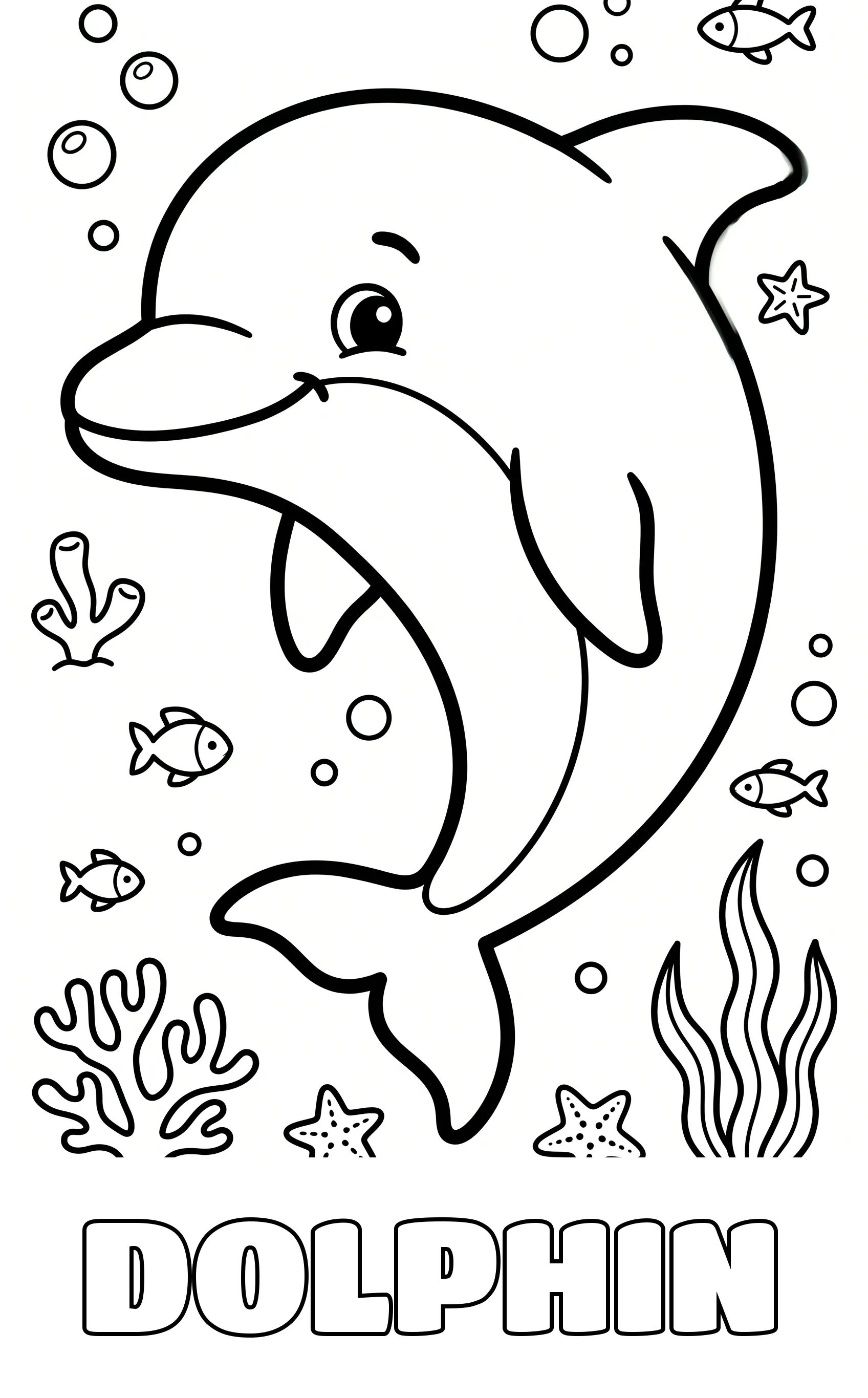 ocean coloring page to print