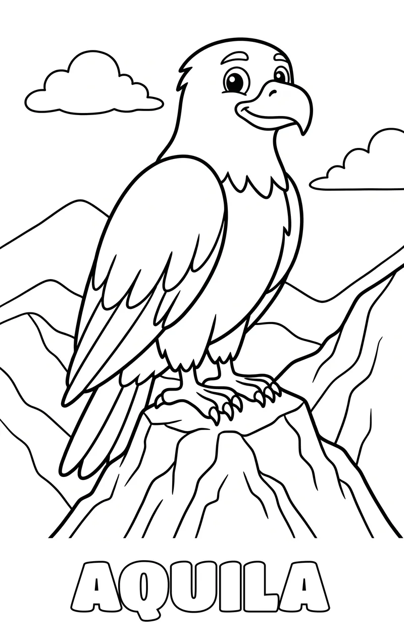 disegno da colorare: uccelli