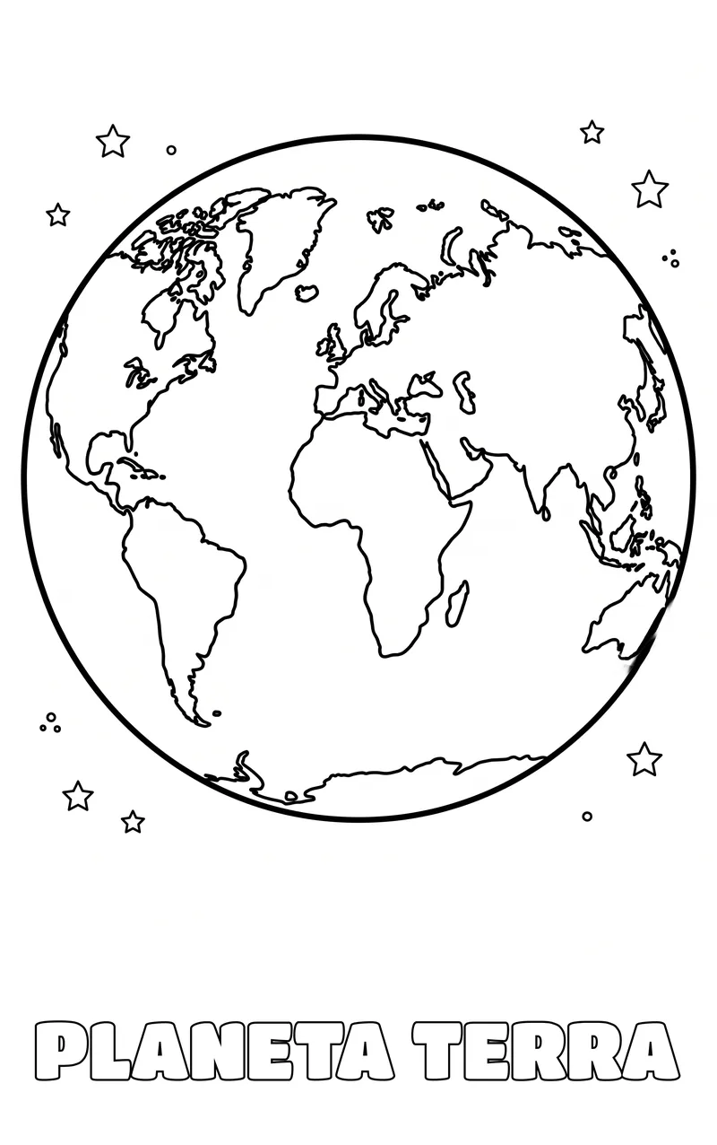 desenho de espaço para colorir