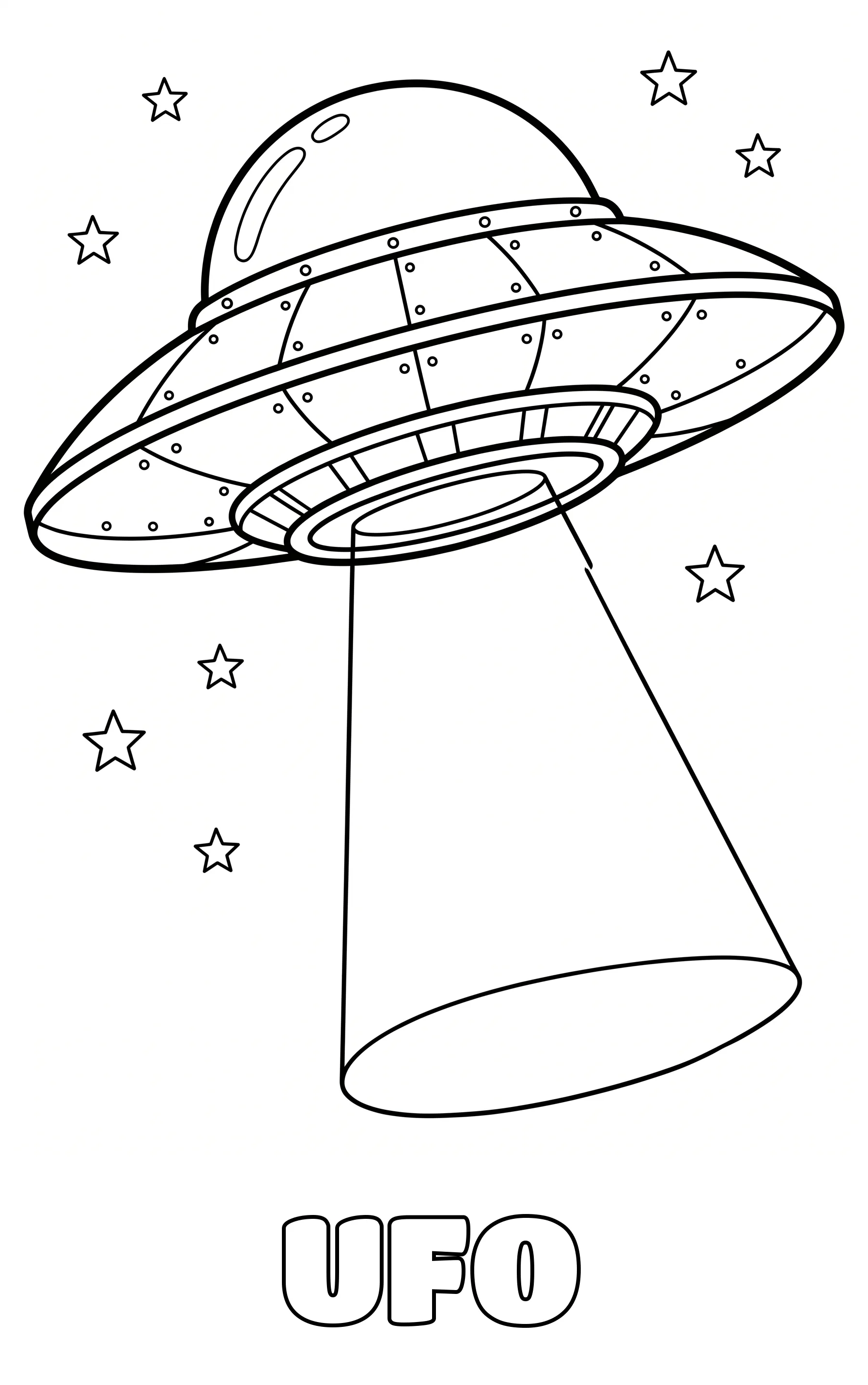 space coloring page to print