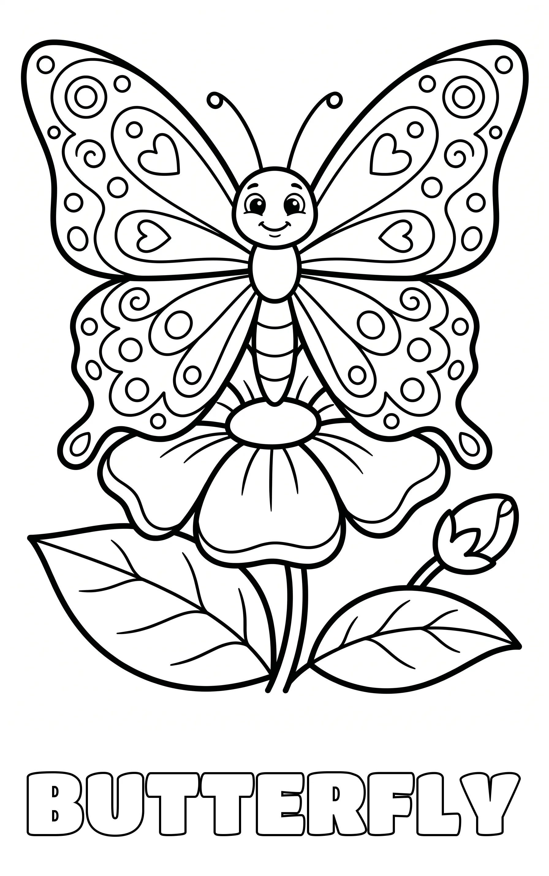 bug coloring page to print