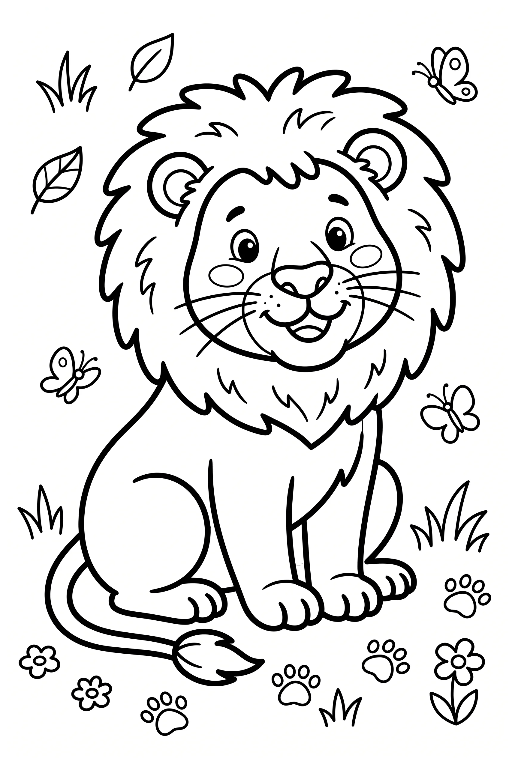 Animals coloring page sample from The Big Coloring Book